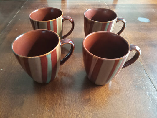 4 piece Sanga stoneware  mug set