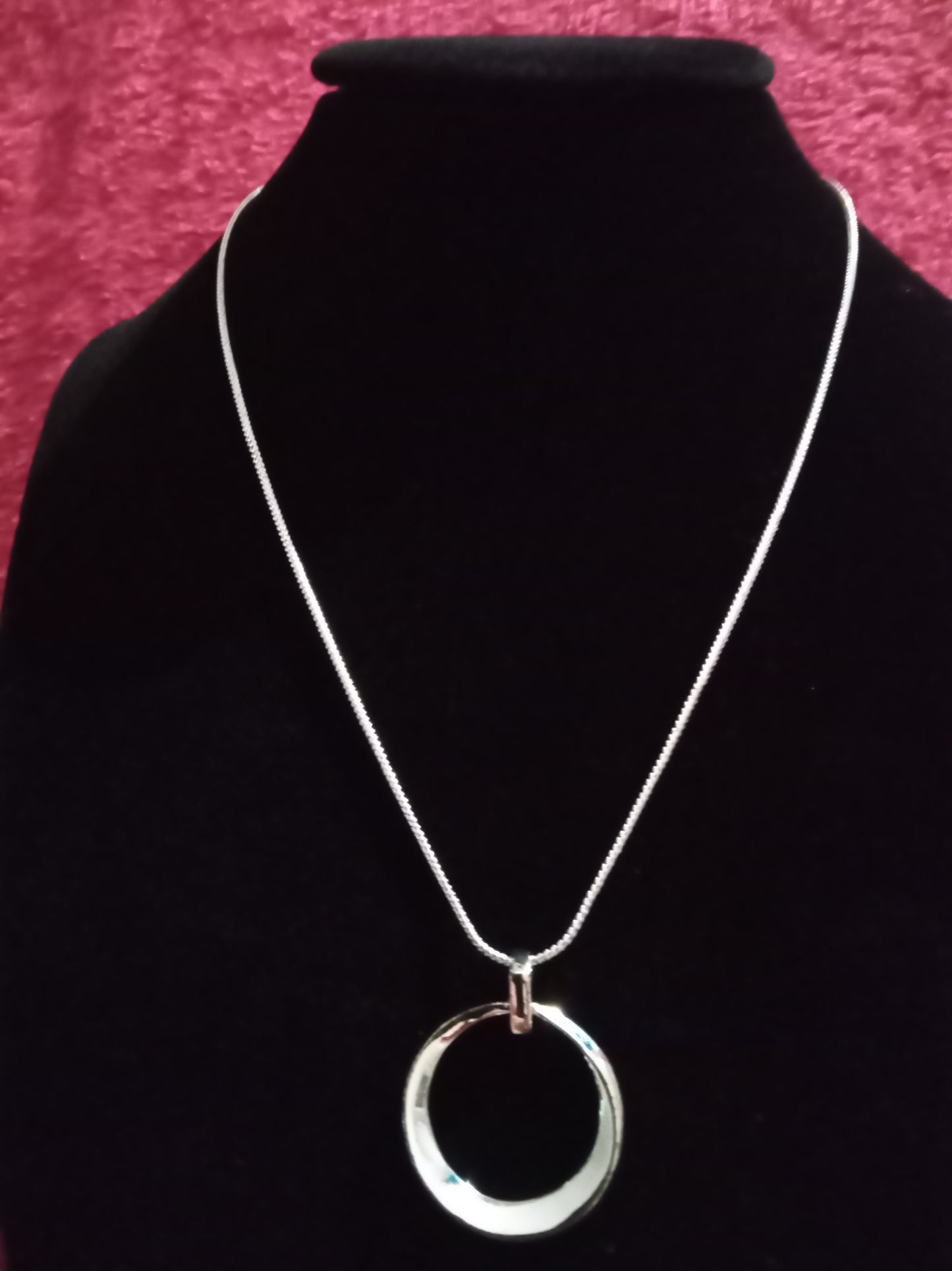 Genuine Silver Pendant Necklace