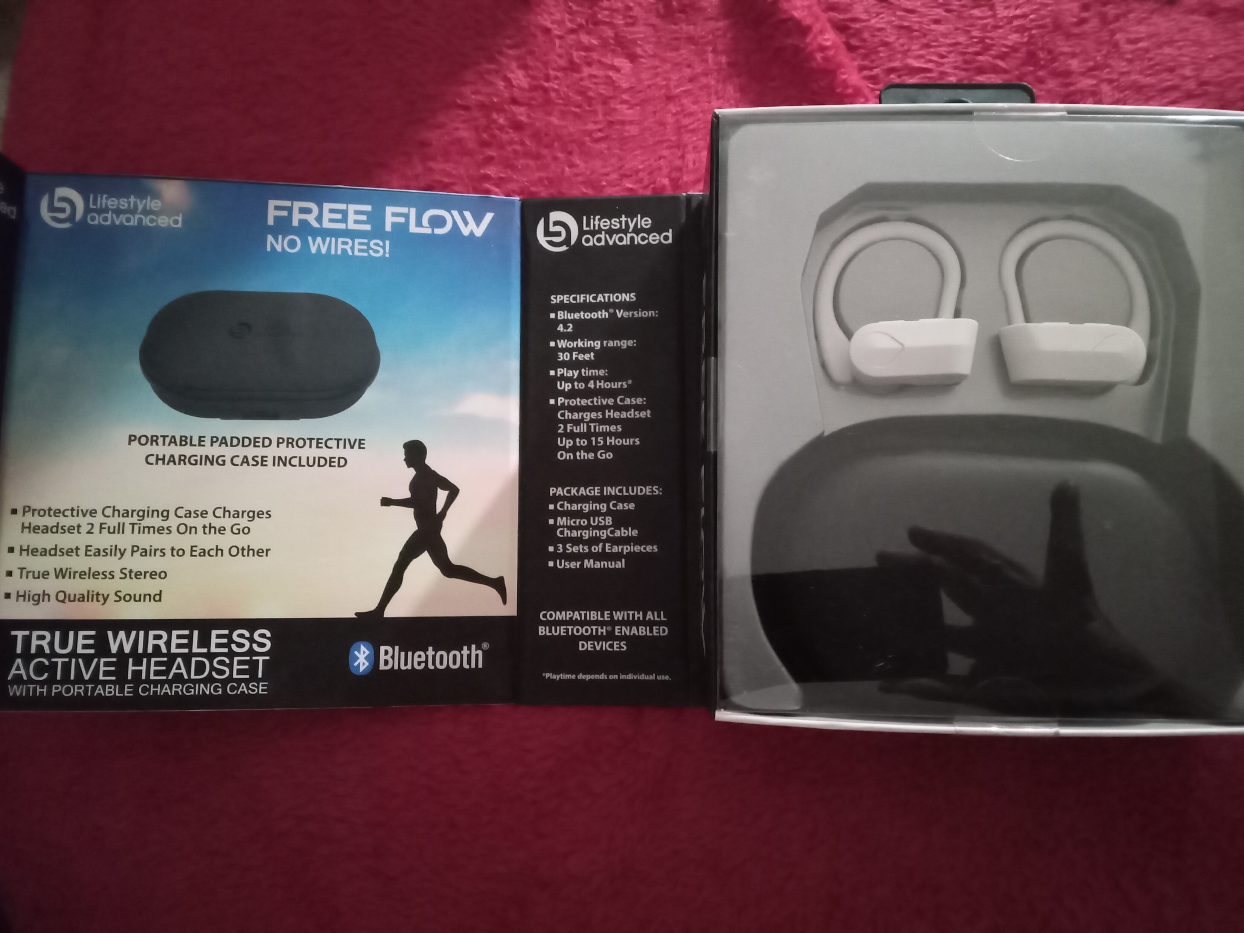 Free flow true discount wireless active headset