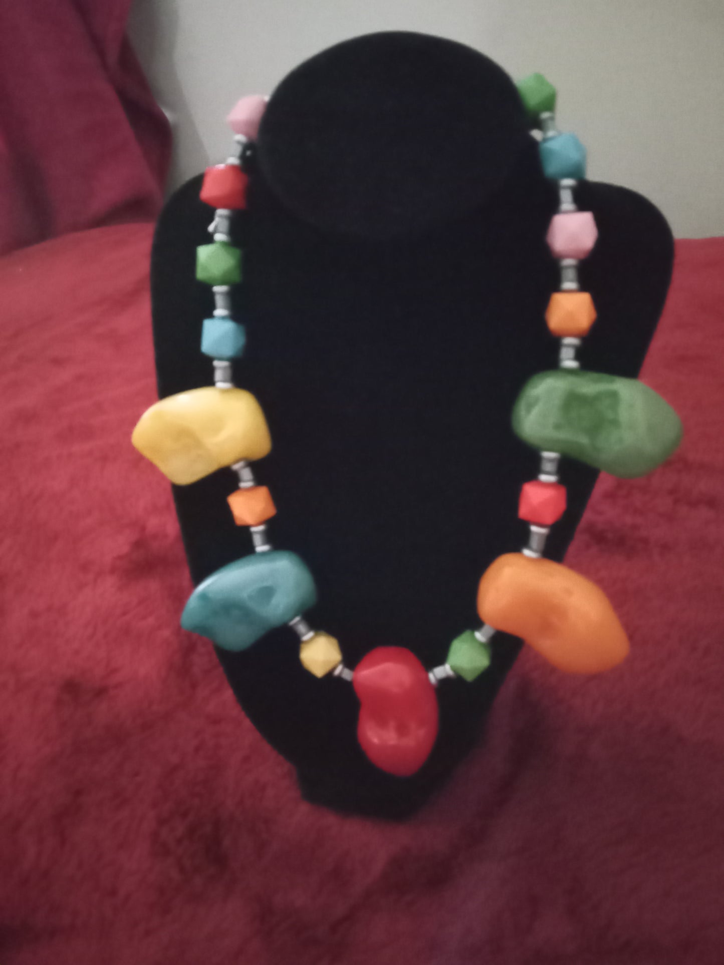 Multi colored Indian princess necklace