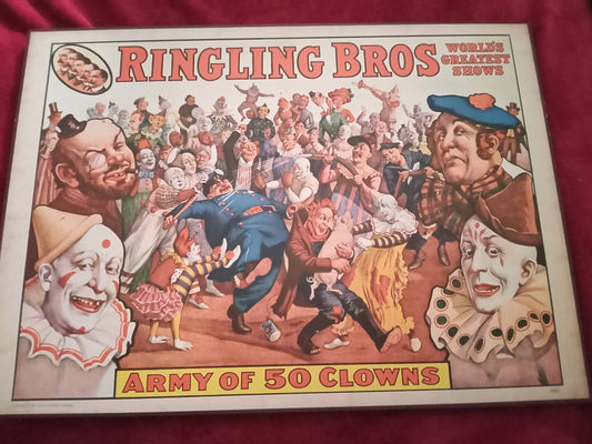 Ringling Brothers Memorbillia  (poster picture)