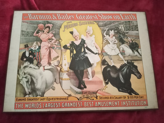 Ringling Brothers Memorbillia (poster picture)