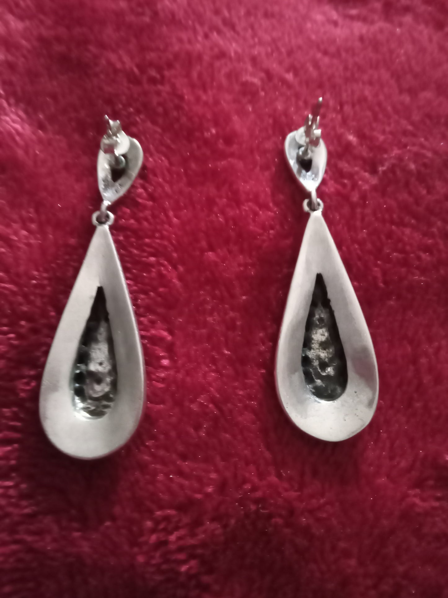 Antique Silvertone earrings