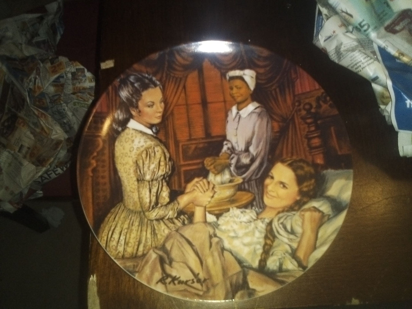 Gone with Wind collectors plate