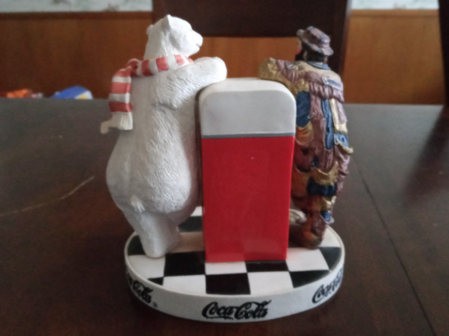 Vintage 1995 Coca Cola figurine with Bear and Clown